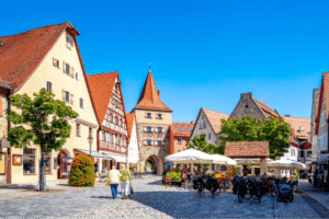 Das Bild zeigt die historische Altstadt von Lauf an der Pegnitz